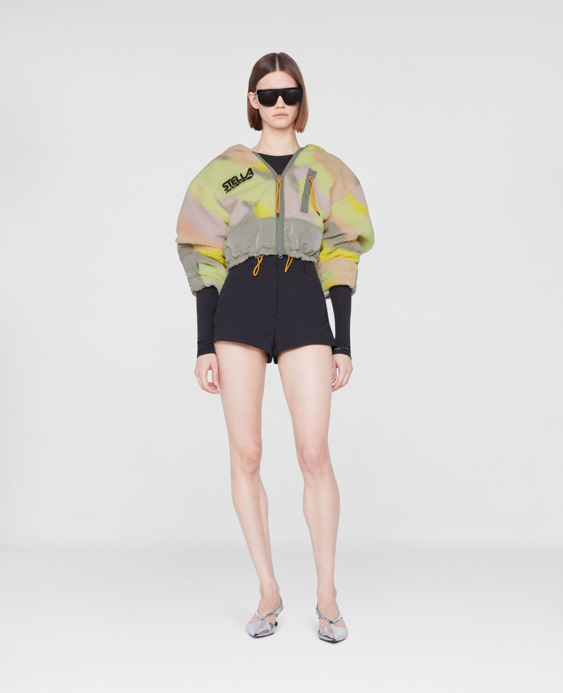 Stella McCartney Teddy Mat Cropped Jacket outlook