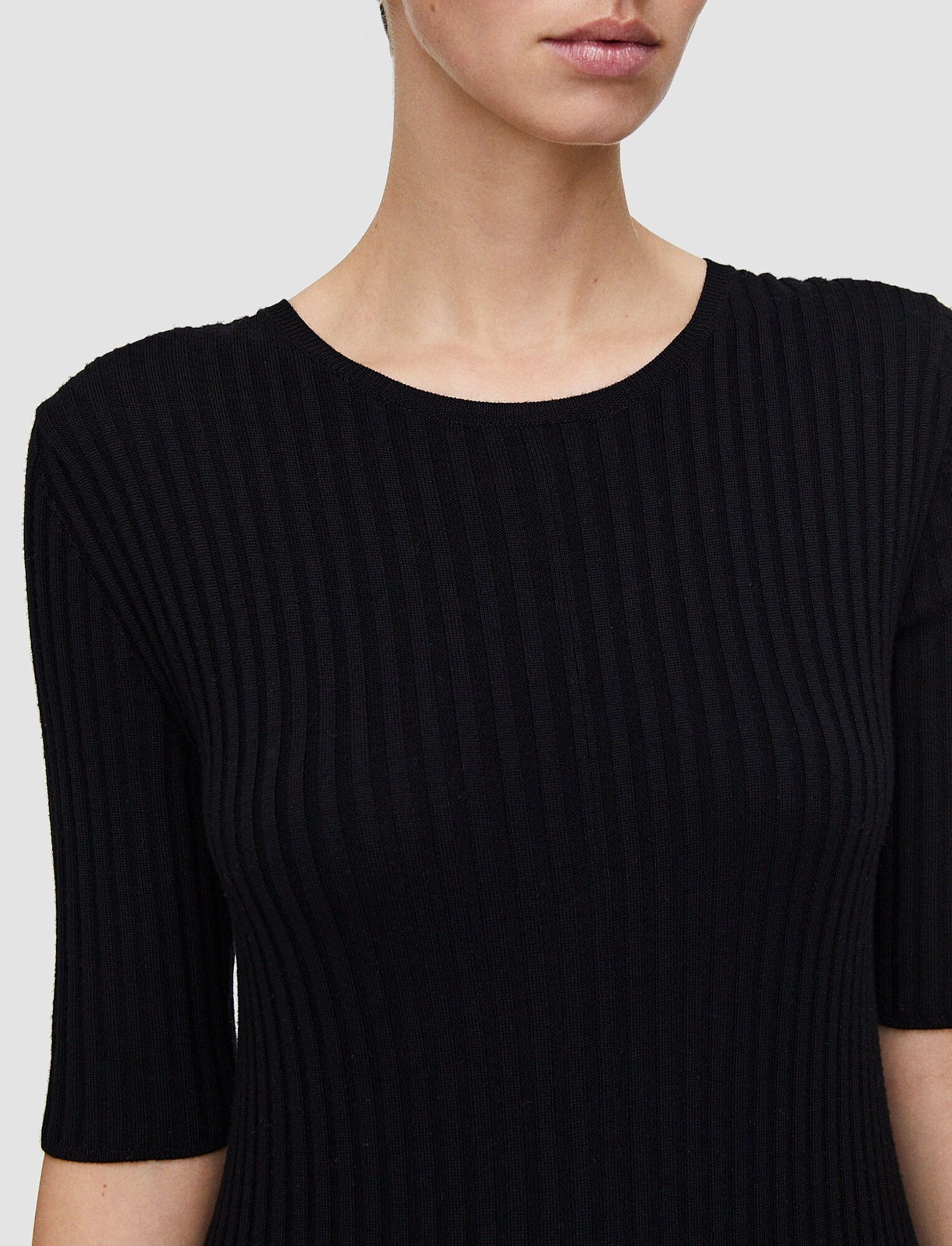 Merino Rib Dress - 4