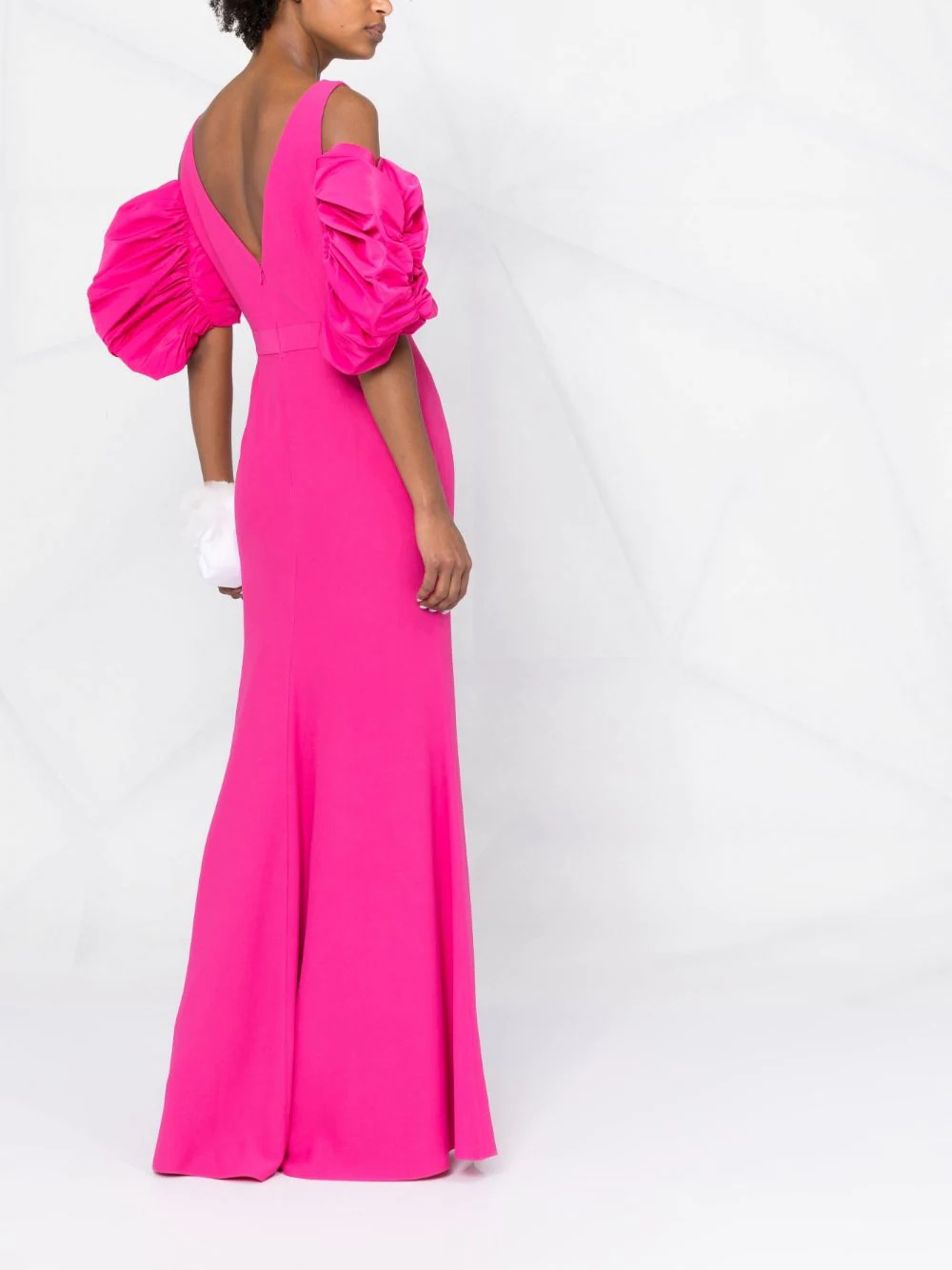 off-shoulder long gown - 6