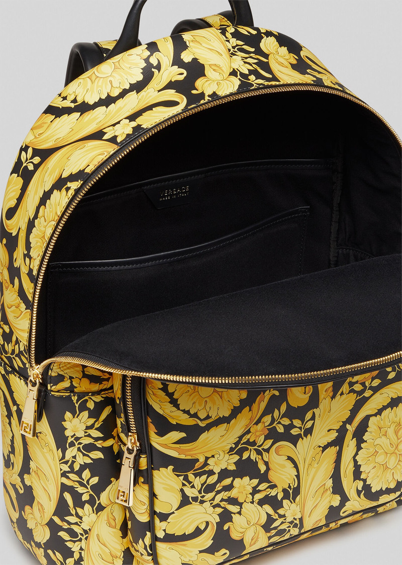 Barocco Leather Backpack 4