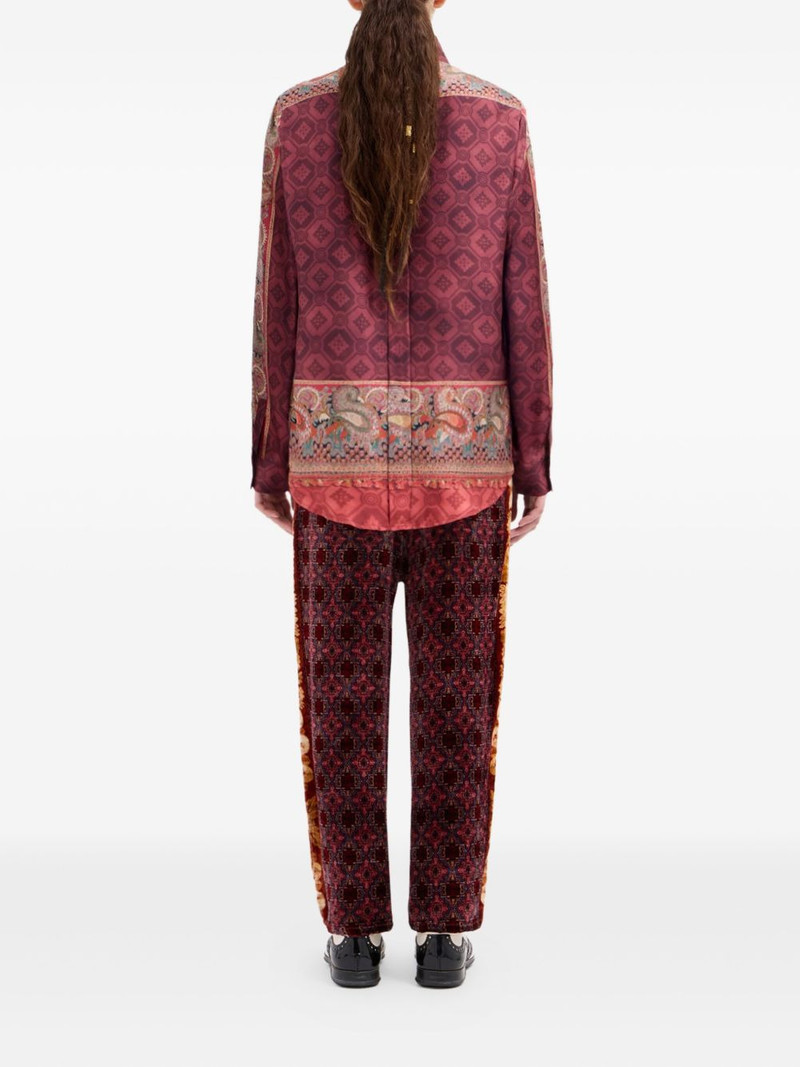 paisley-print silk shirt 3