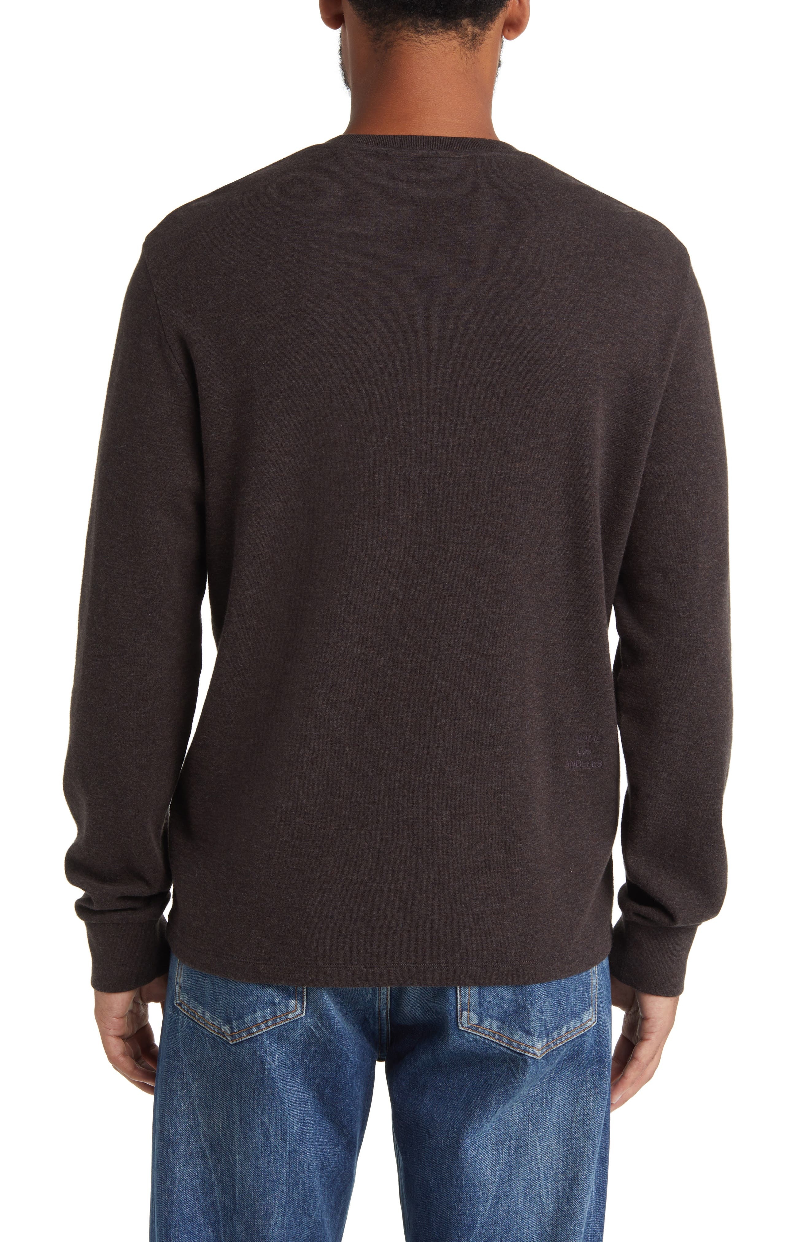 Duo Fold Long Sleeve Cotton T-Shirt - 2