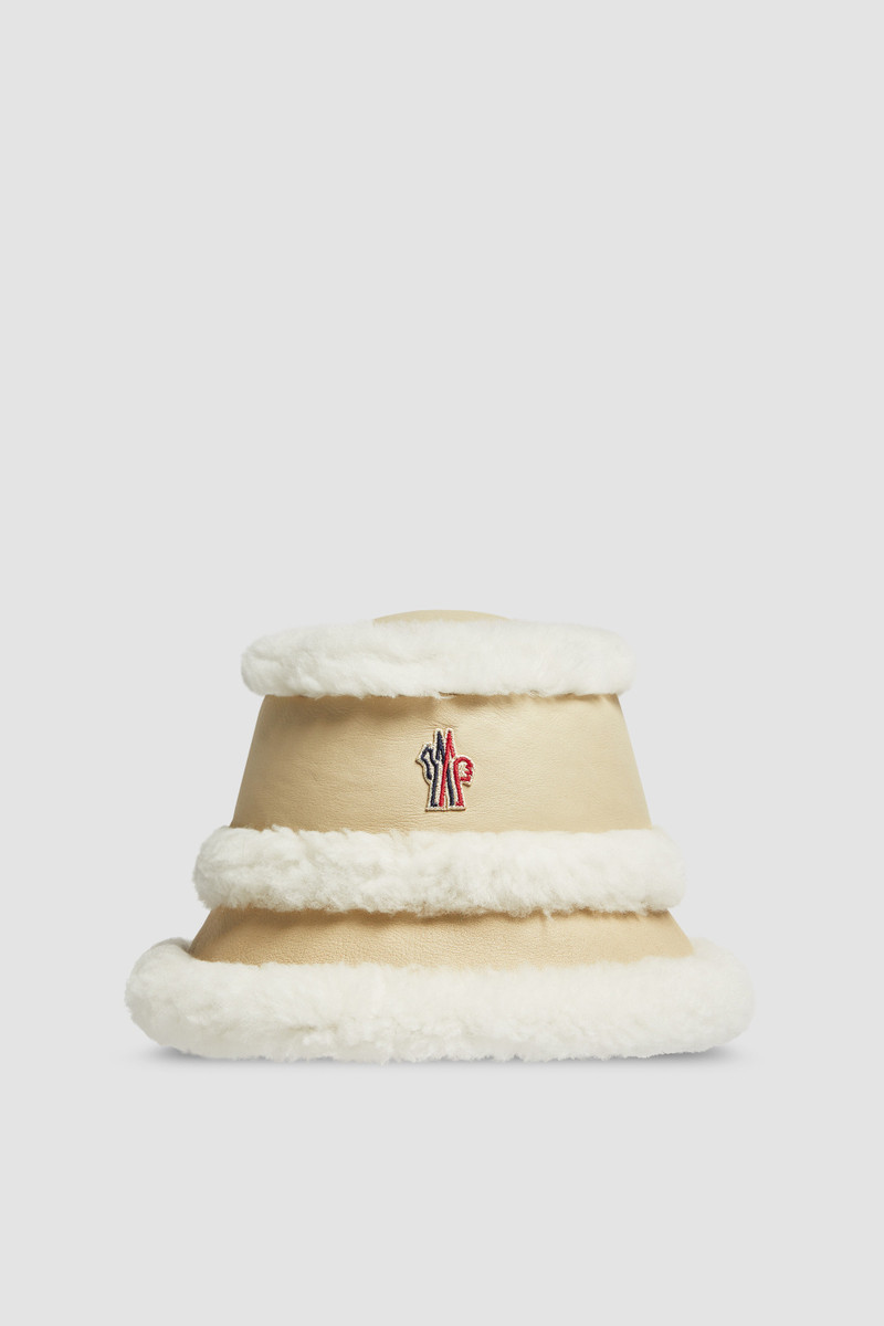 Reversible Shearling Bucket Hat - 1