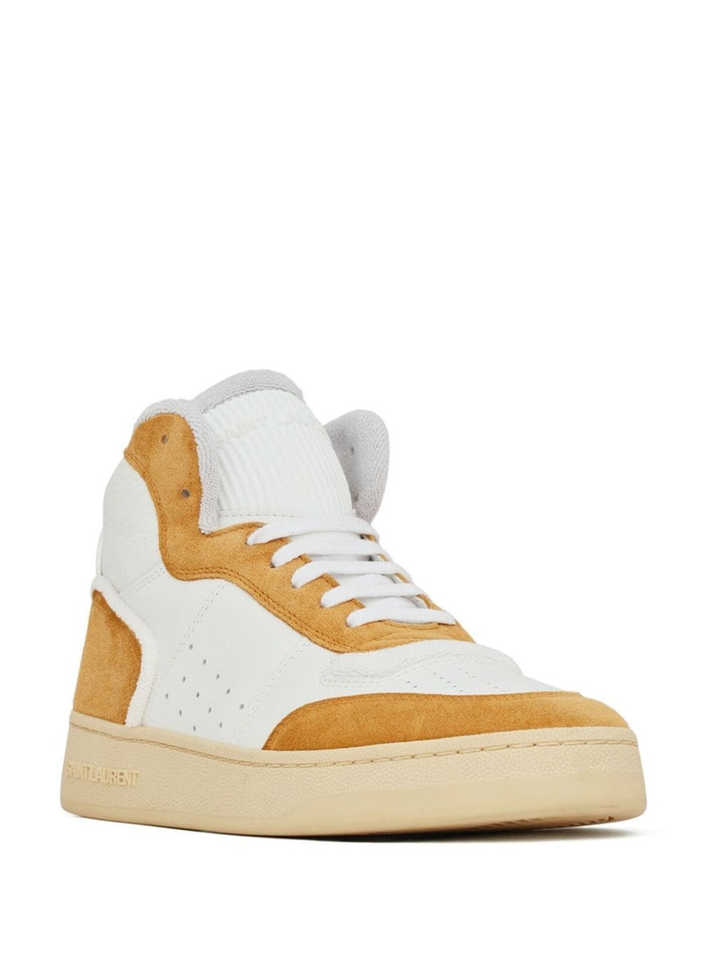 SAINT LAURENT SL80 panelled sneakers outlook