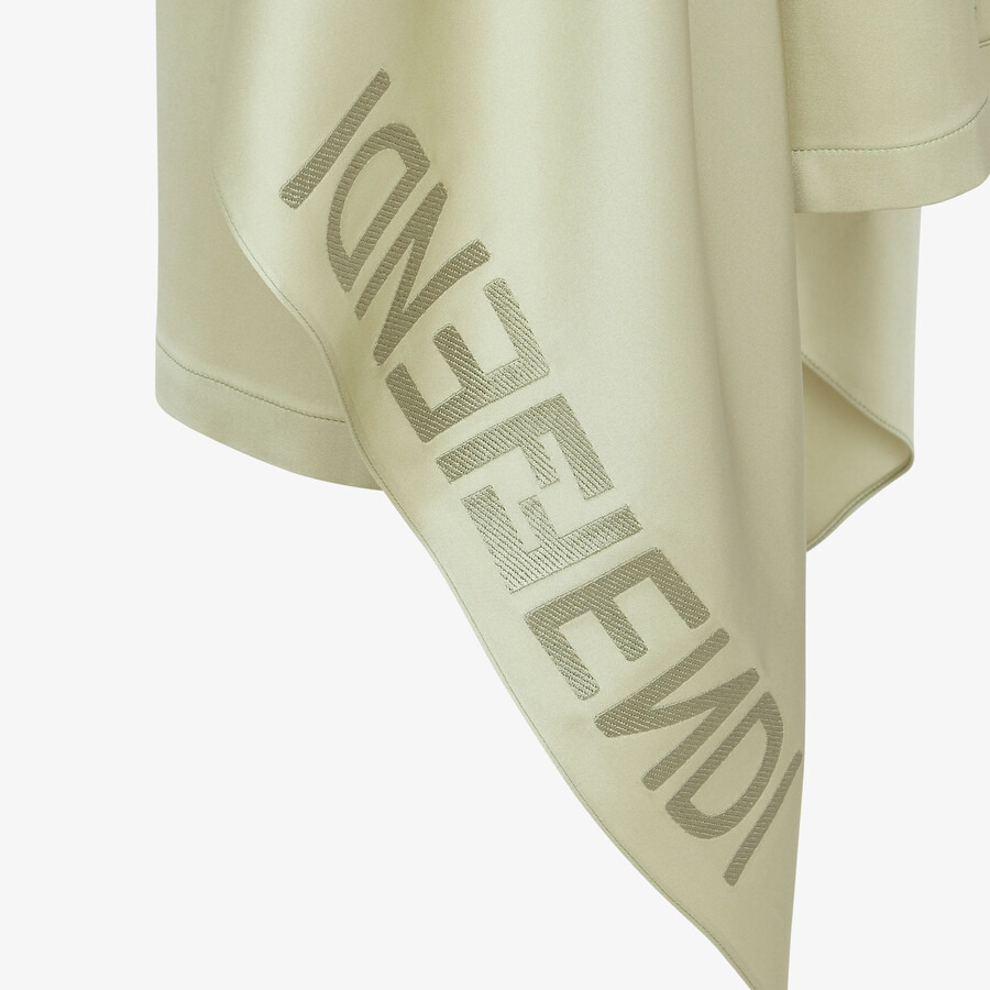 Fendi Gonna Glow Viscose Satin Skirt - 6