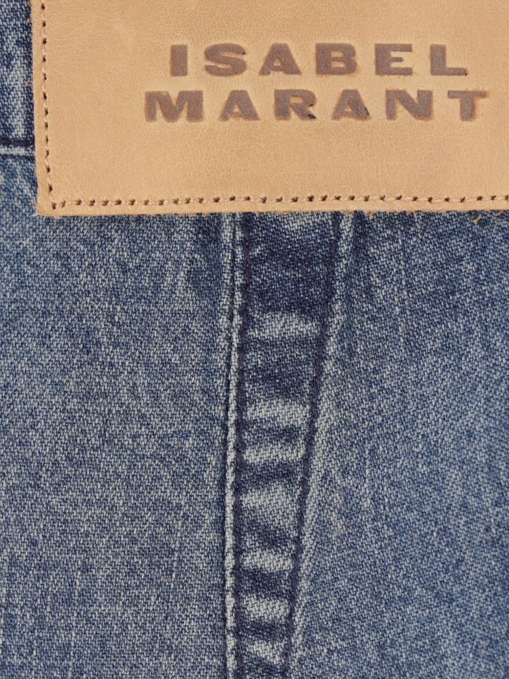 pleat-pocket cargo jeans - 3