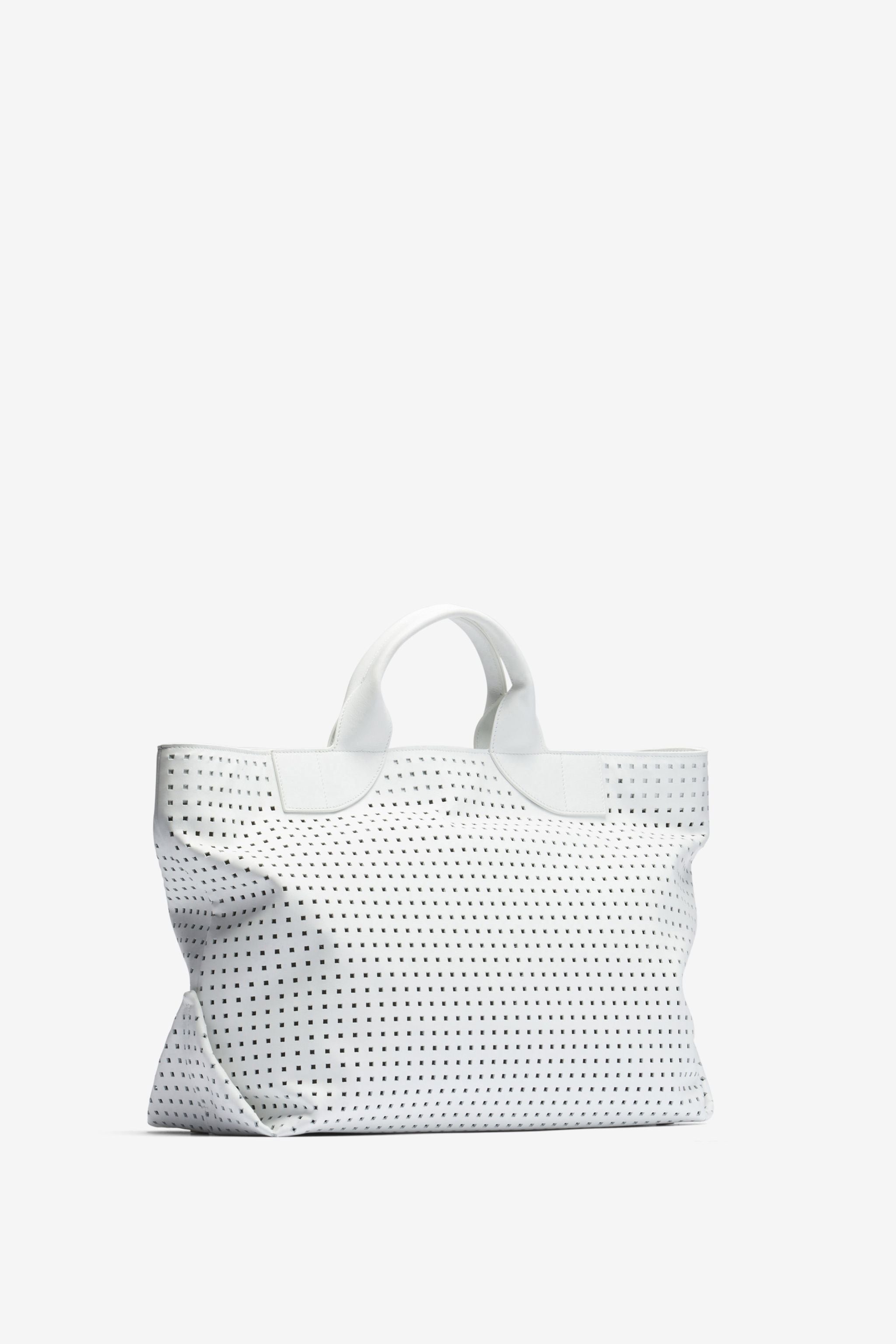 LARGE LEATHER SHOPPER - 2