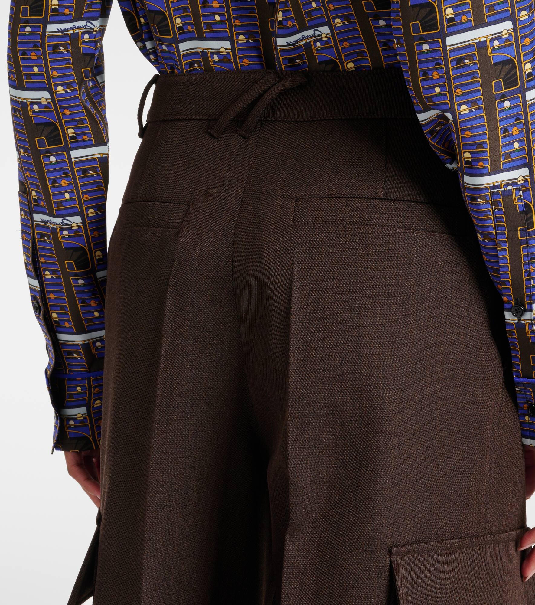 Wool cargo pants - 7
