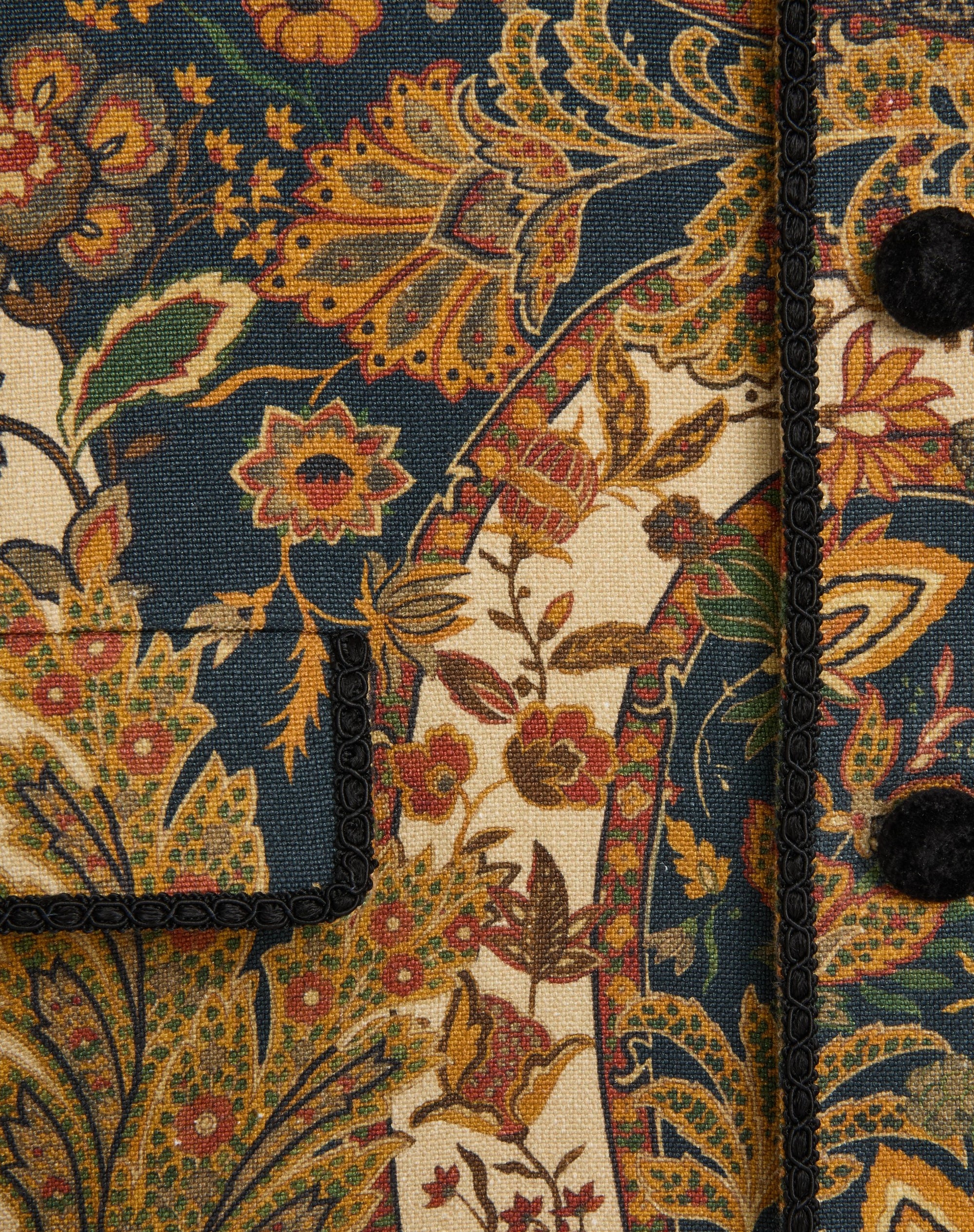 HEMP JACKET WITH VOYAGE IMAGINAIRE PRINT - 9