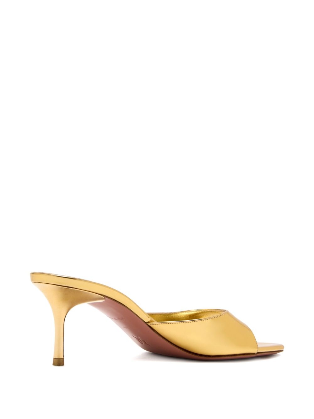 60mm Jeanne metallic mules - 2
