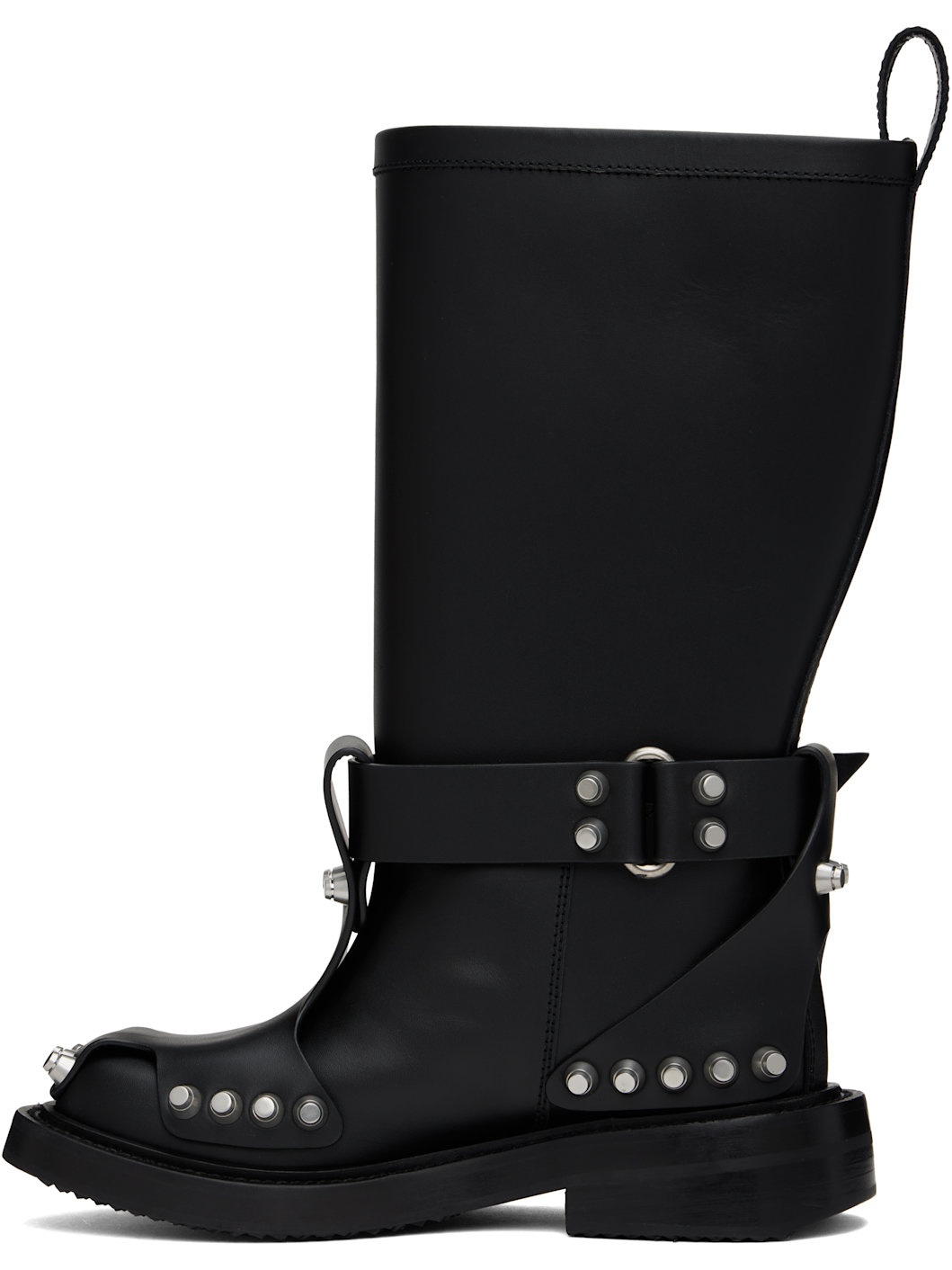 Black Dixon Buckle Boots - 3