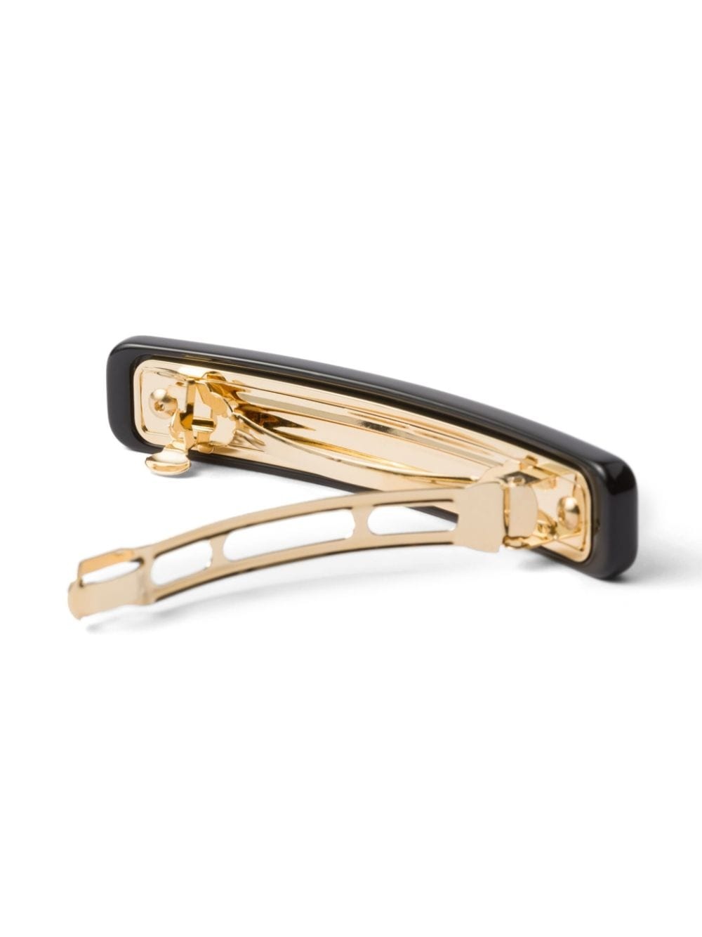 triangle-logo hair clip - 2