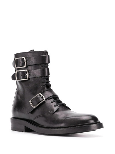 SAINT LAURENT Army 20 buckle boots outlook