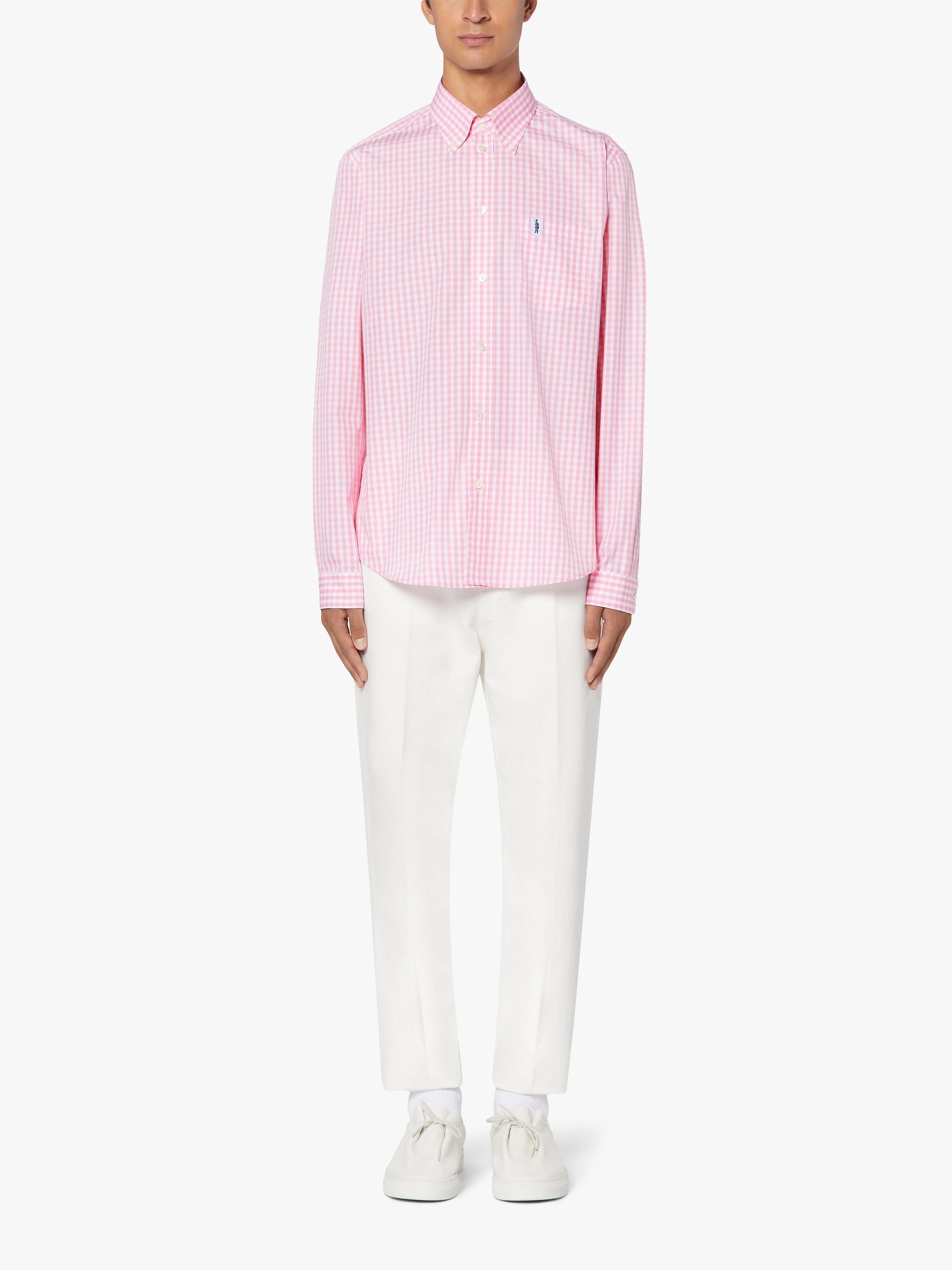 BLOOMSBURY PINK CHECK COTTON SHIRT | GSC-107 - 2