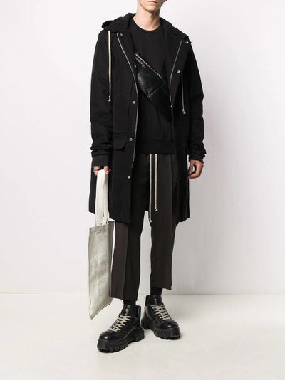 Rick Owens DRKSHDW flap-pocket hooded parka  outlook