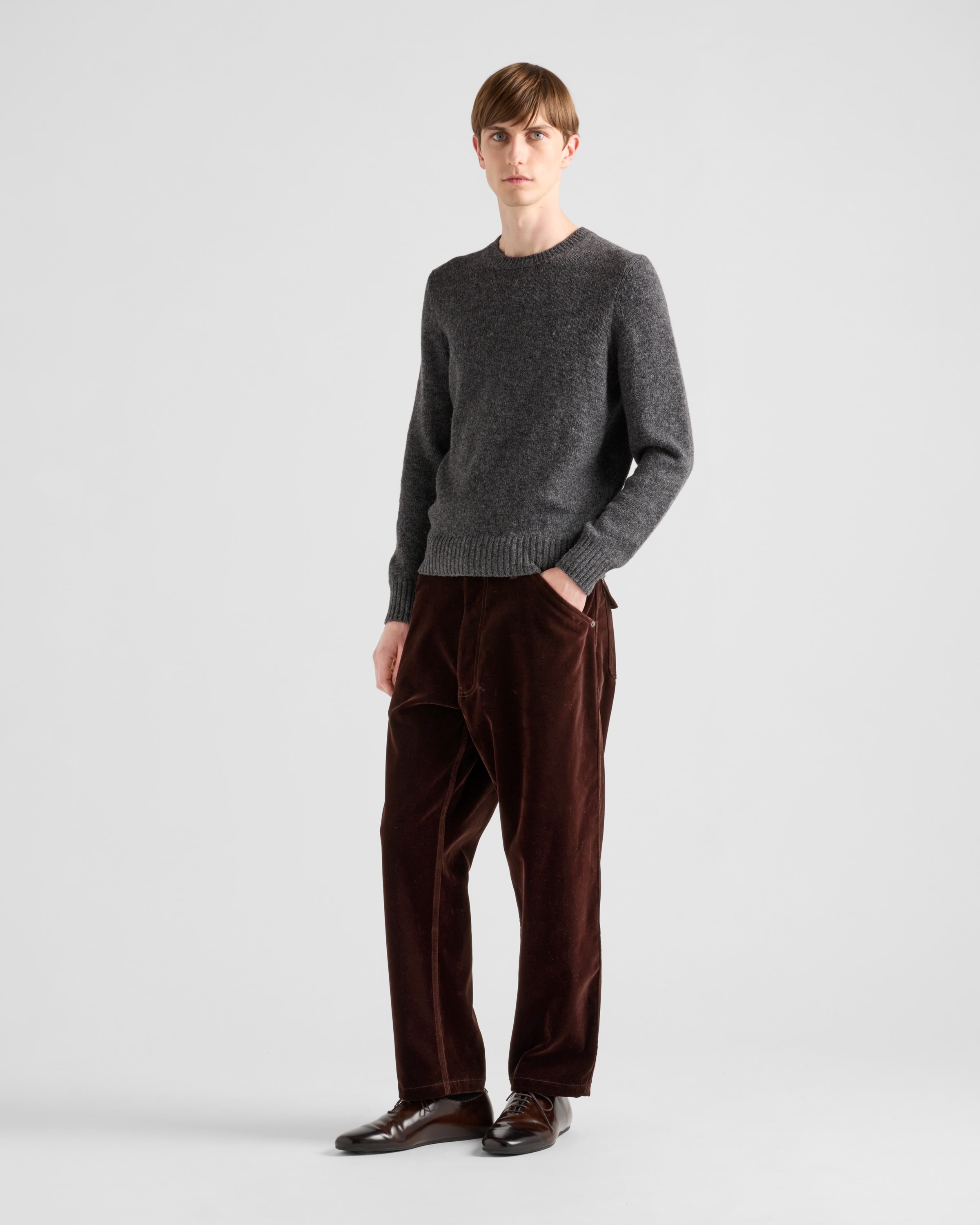 Prada Velvet denim trousers | REVERSIBLE
