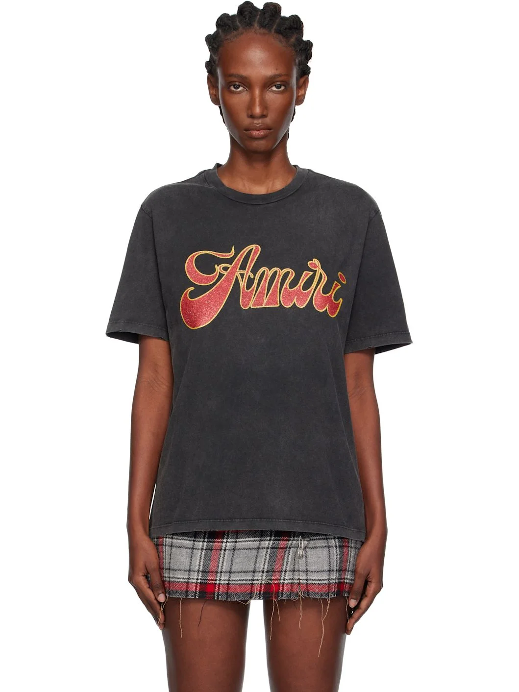 Black 'AMIRI' Groovy T-shirt - 1