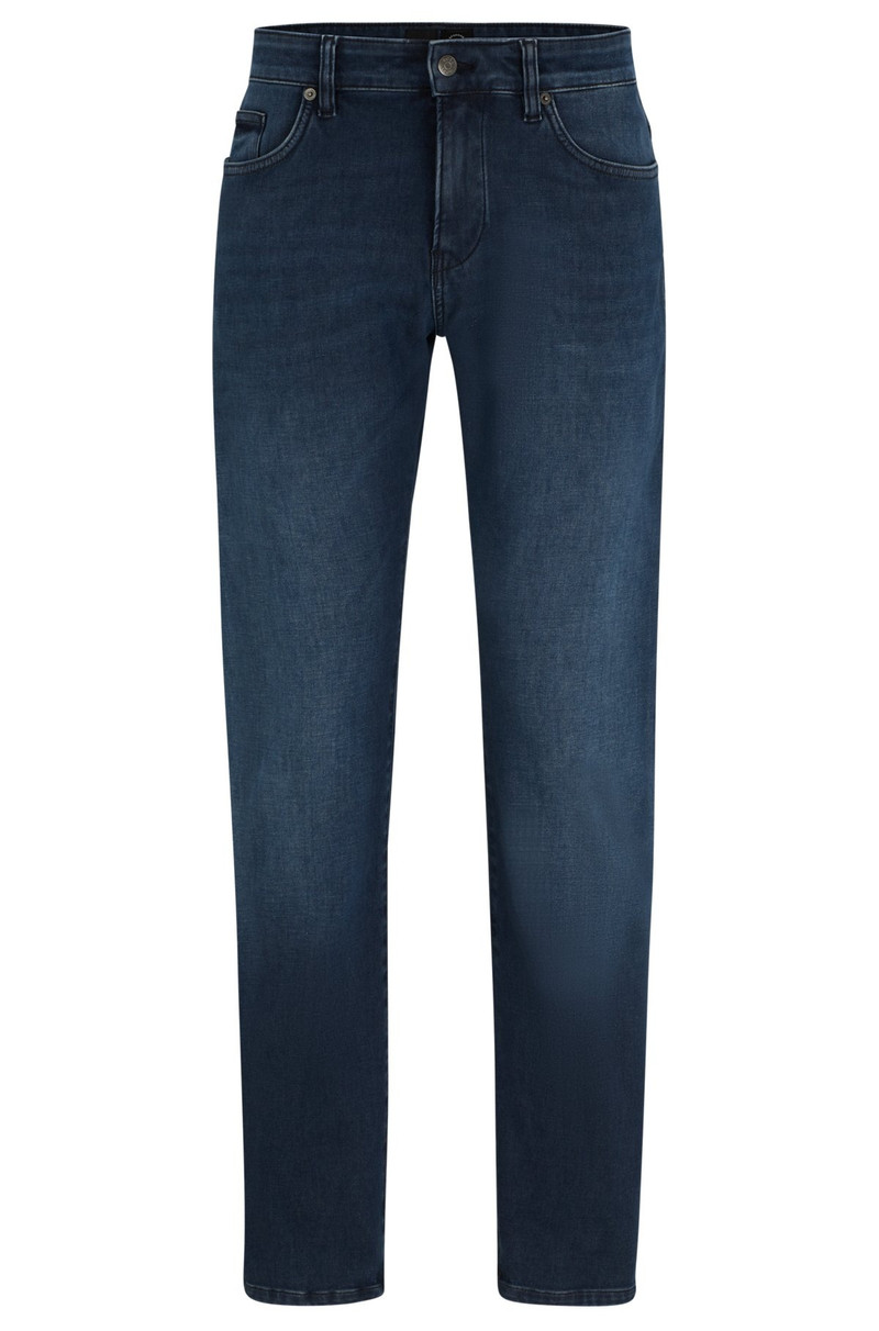 SLIM-FIT JEANS IN BLUE PERFORMANCE-STRETCH DENIM 1