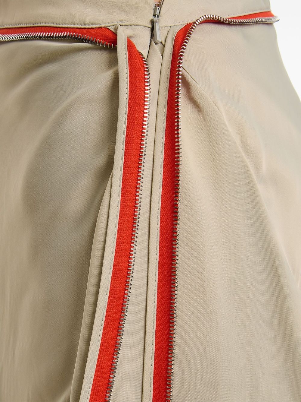 asymmetric midi skirt - 4