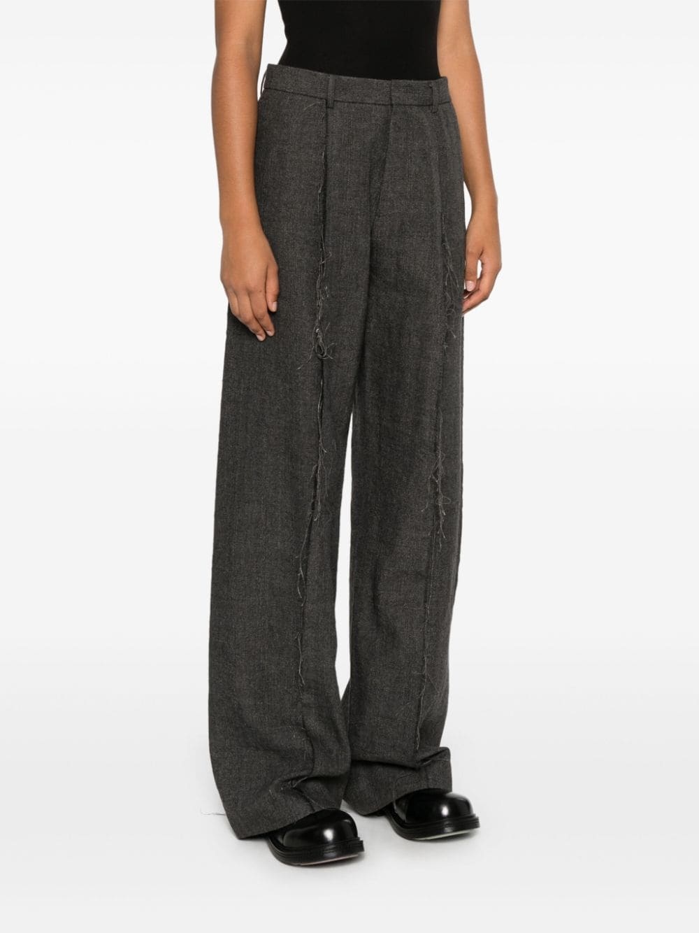 exposed seams trousers - 3