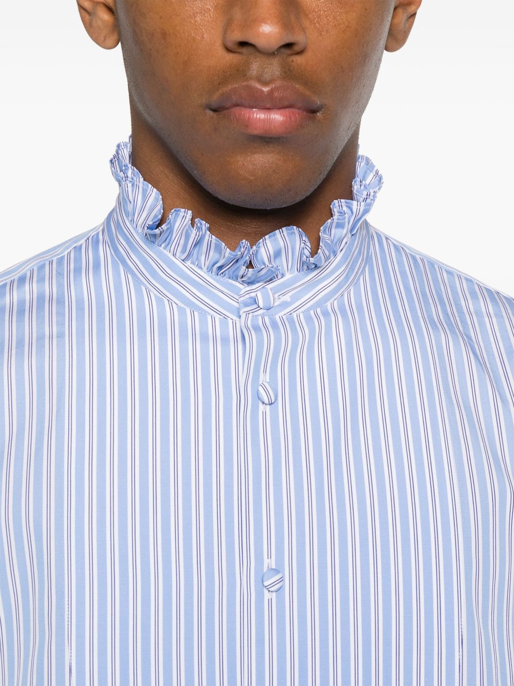 Striped Cotton Shirt - 5