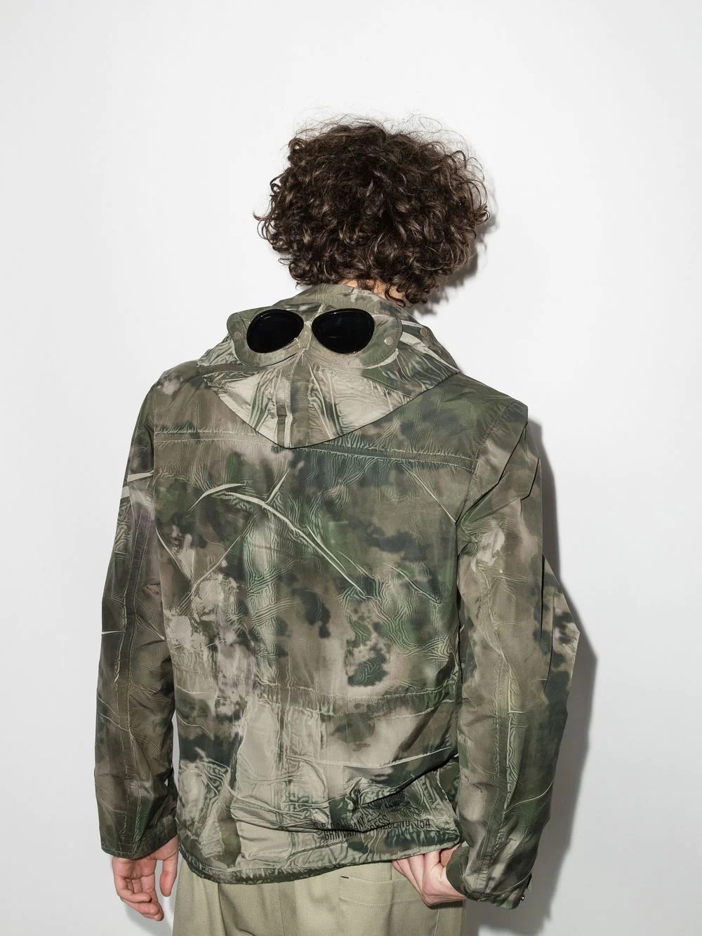 Tracery google-hood camouflage jacket - 3