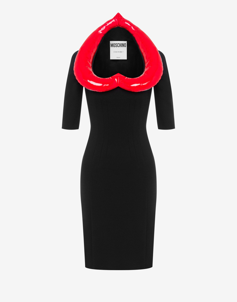 INFLATABLE HEART DOUBLE JERSEY DRESS 1
