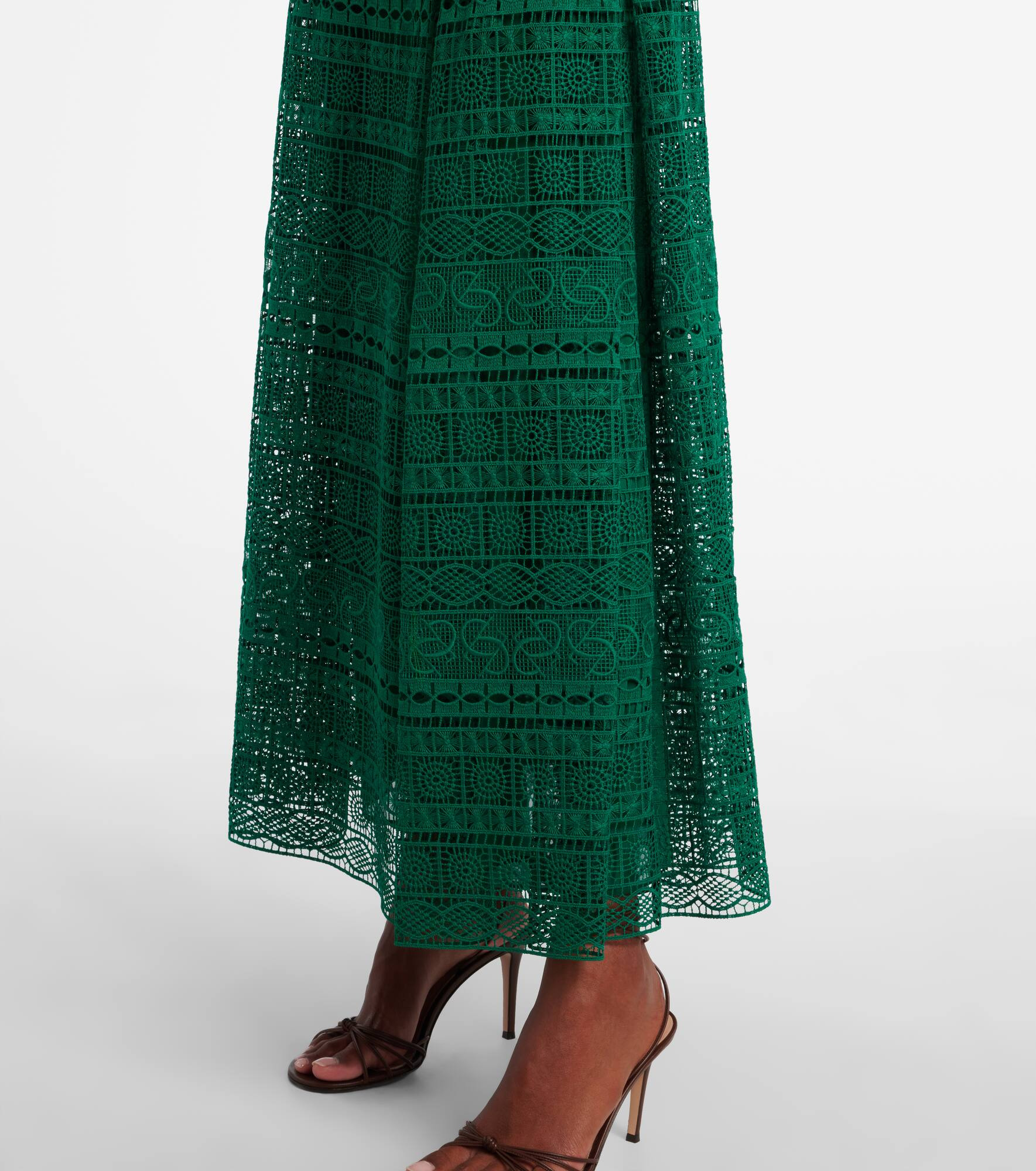 Macramé midi dress - 6