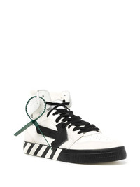 スニーカー Off-White OMIA225F21LEA001 HIGH TOP VULCANIZED Sneakers Buy Off-White Vulc Sneaker High 'White Black