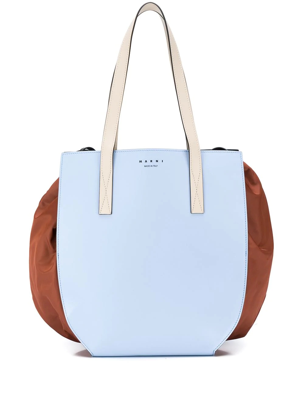 colour-block shoulder bag - 1