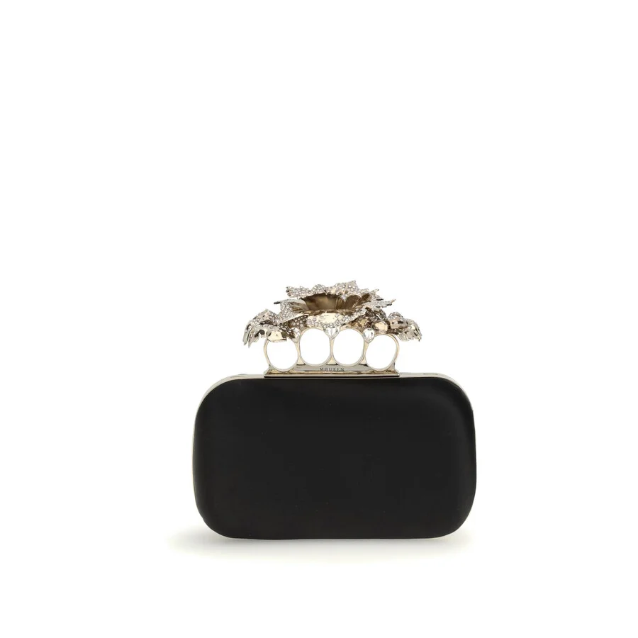 Alexander Mcqueen Carnation Knuckle Clutch - 1