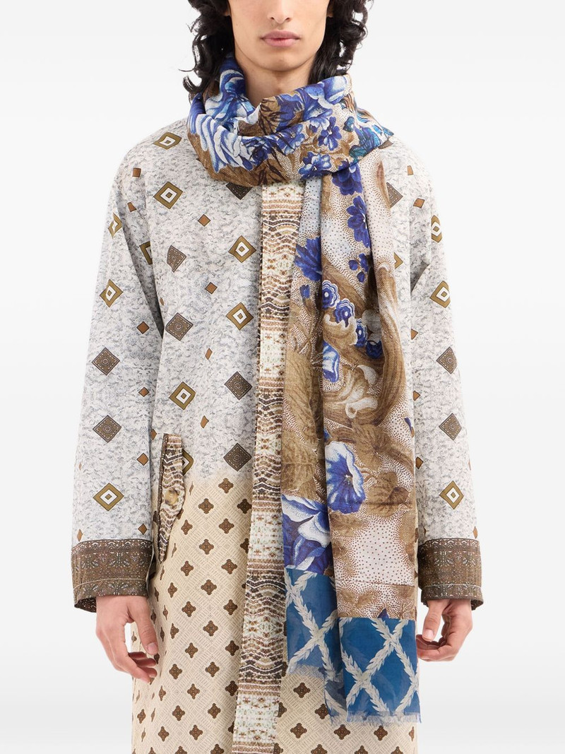 Hawnbci floral-print scarf 3