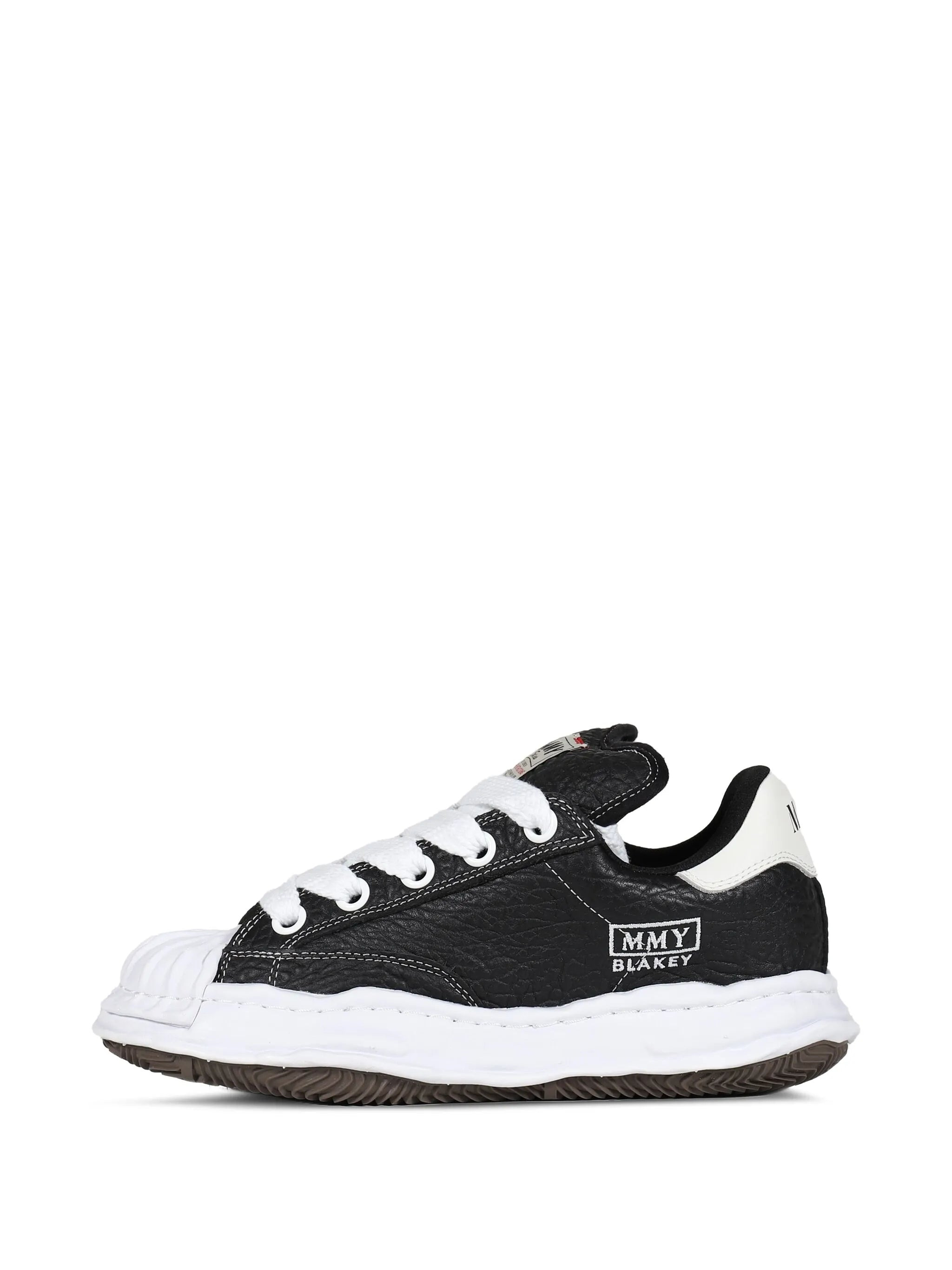 Maison Mihara Yasuhiro Blakey Leather Lace-up Sneakers - 3