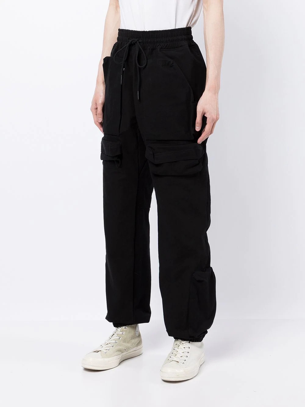 logo-print cargo pants - 3