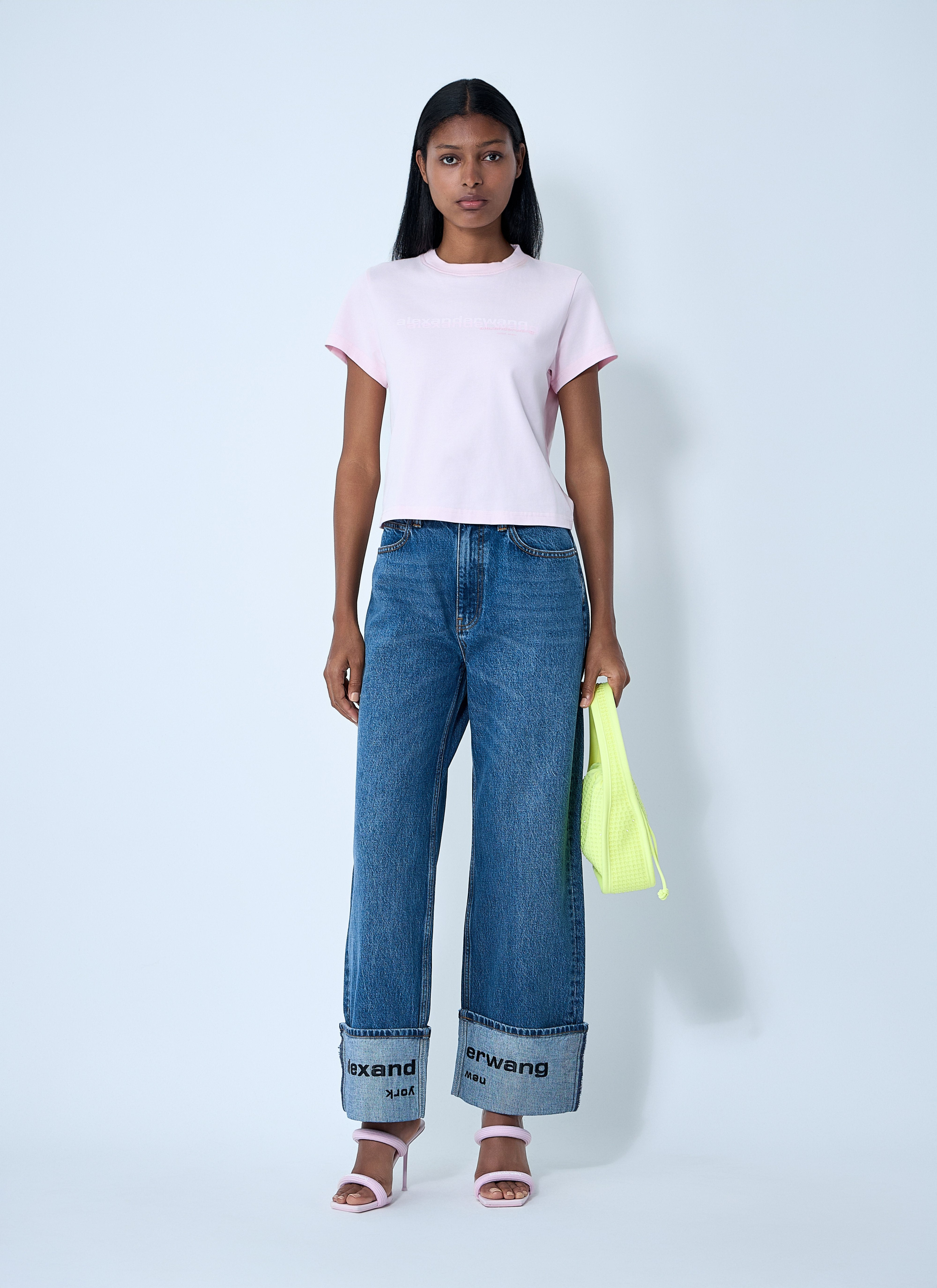 Alexander Wang Women Logo Motif T-Shirt - 2