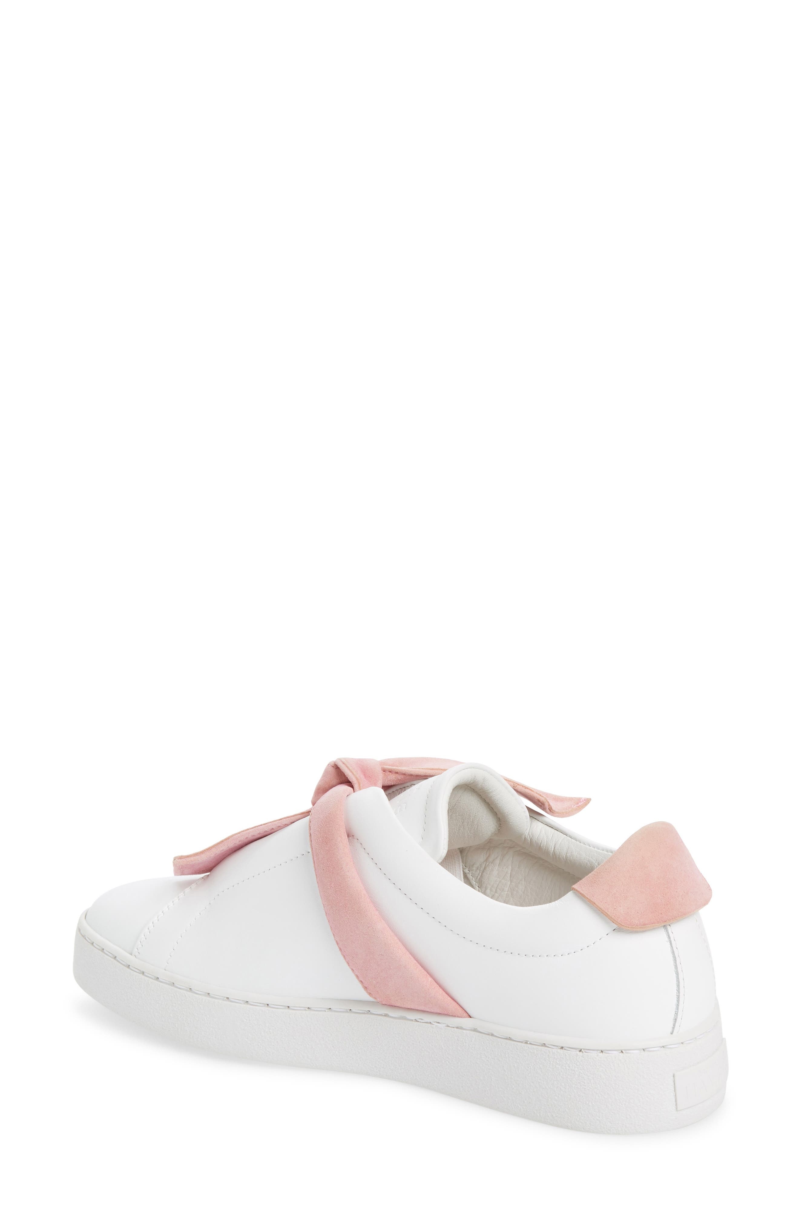 Alexandre Birman Clarita Bow Sneaker in Pink/White at Nordstrom - 2