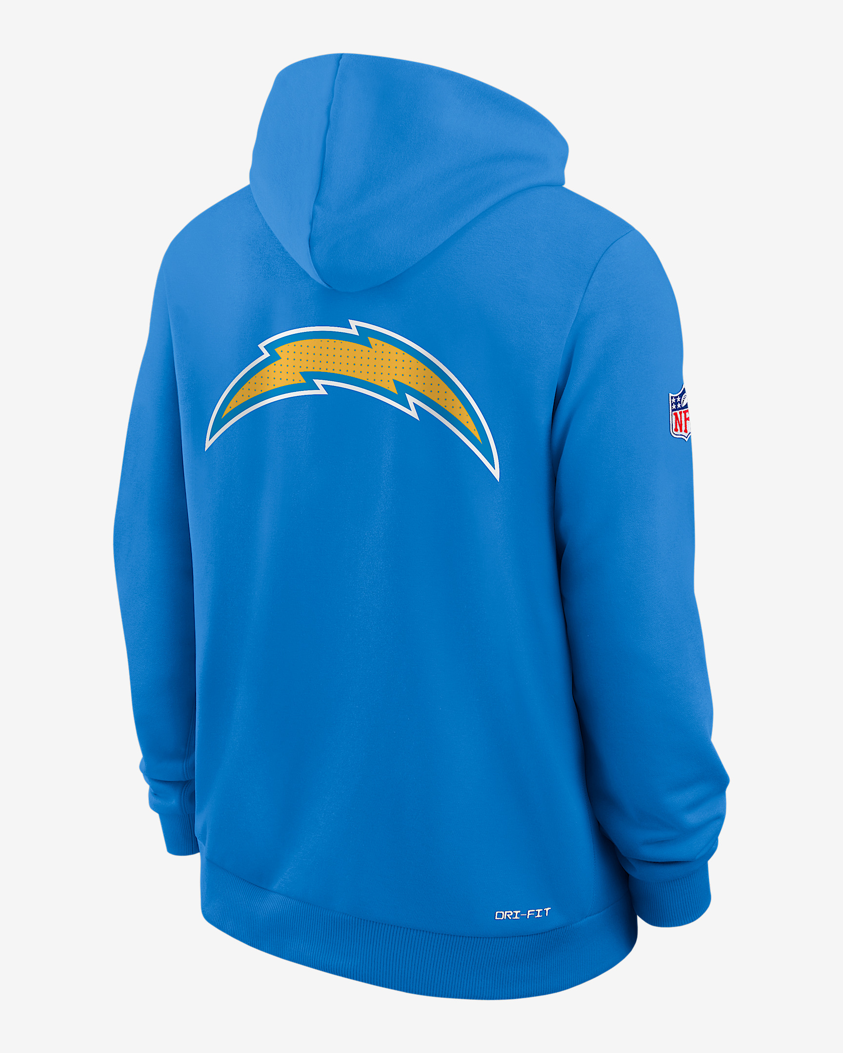 Los Angeles Chargers Utility Player Sideline Men's Nike Dri-FIT NFL Full-Zip Hoodie - 2