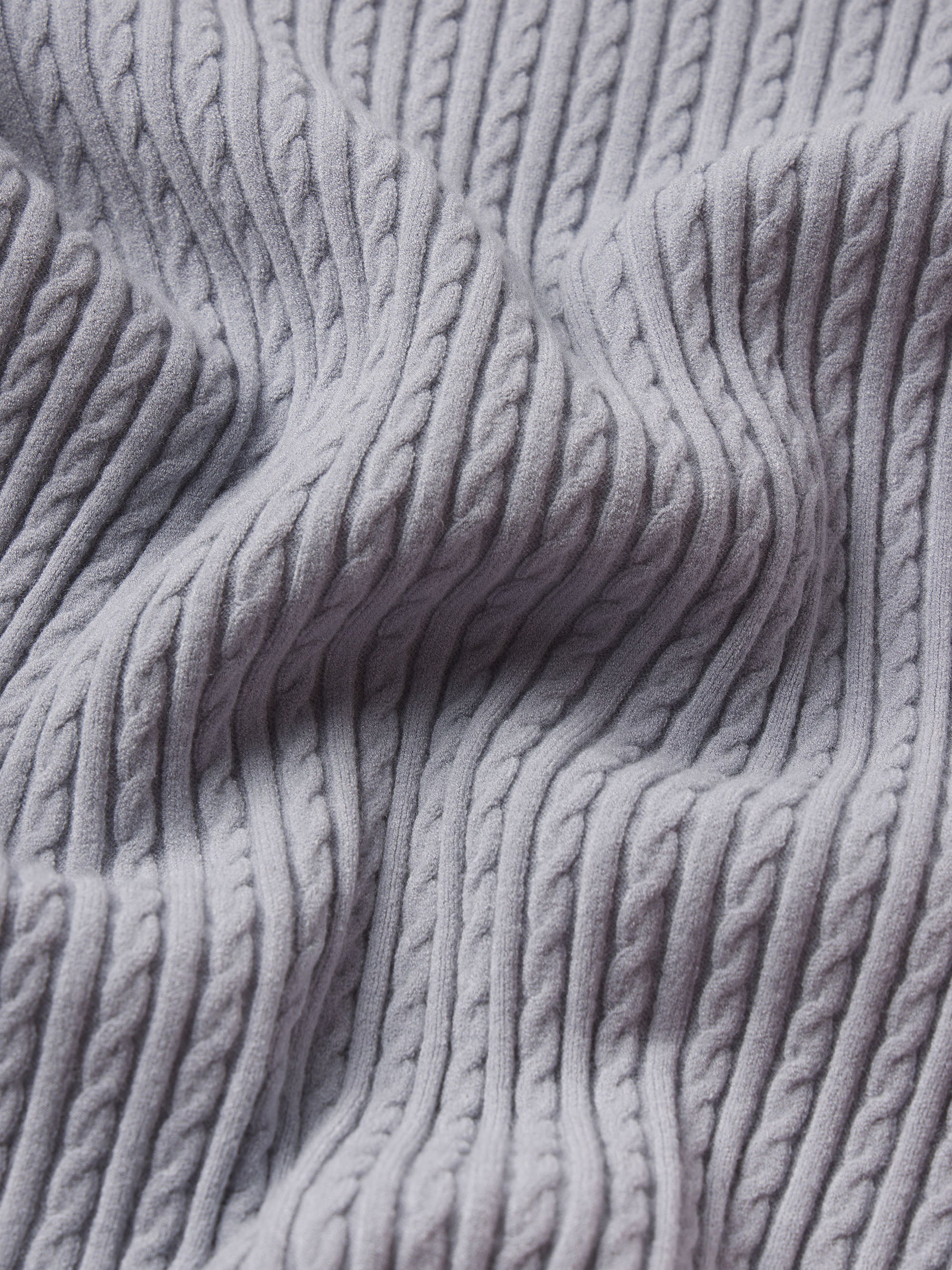 The Fine Cable Tank in Grey Blue - 7