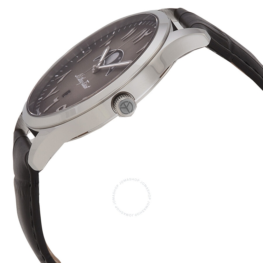Mathey-Tissot - Mathey-Tissot Urban Moon Quartz Moon Phase Black Arabic Dial Men's Watch H411ALAN - 2