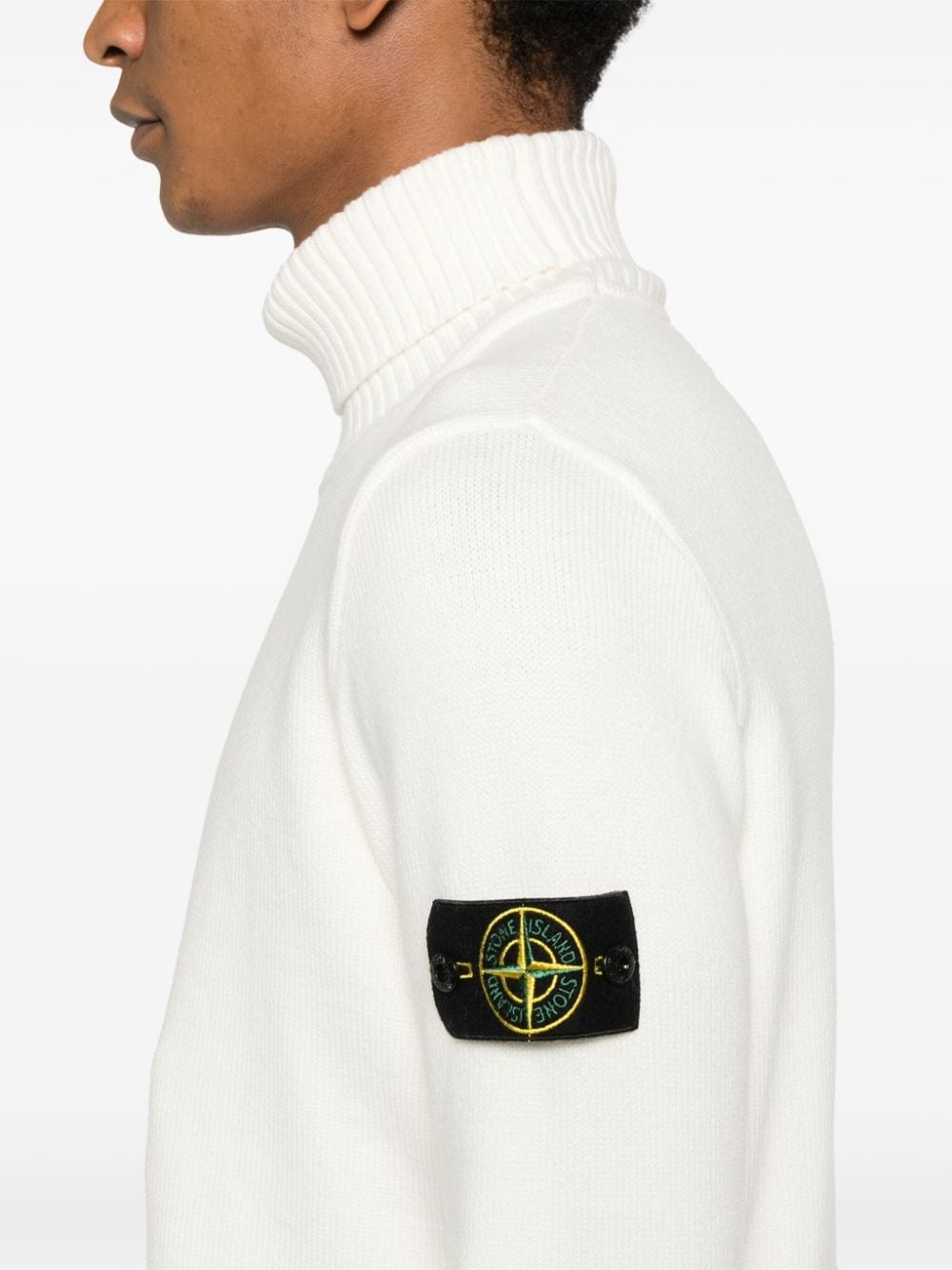 Compass-badge sweater - 5