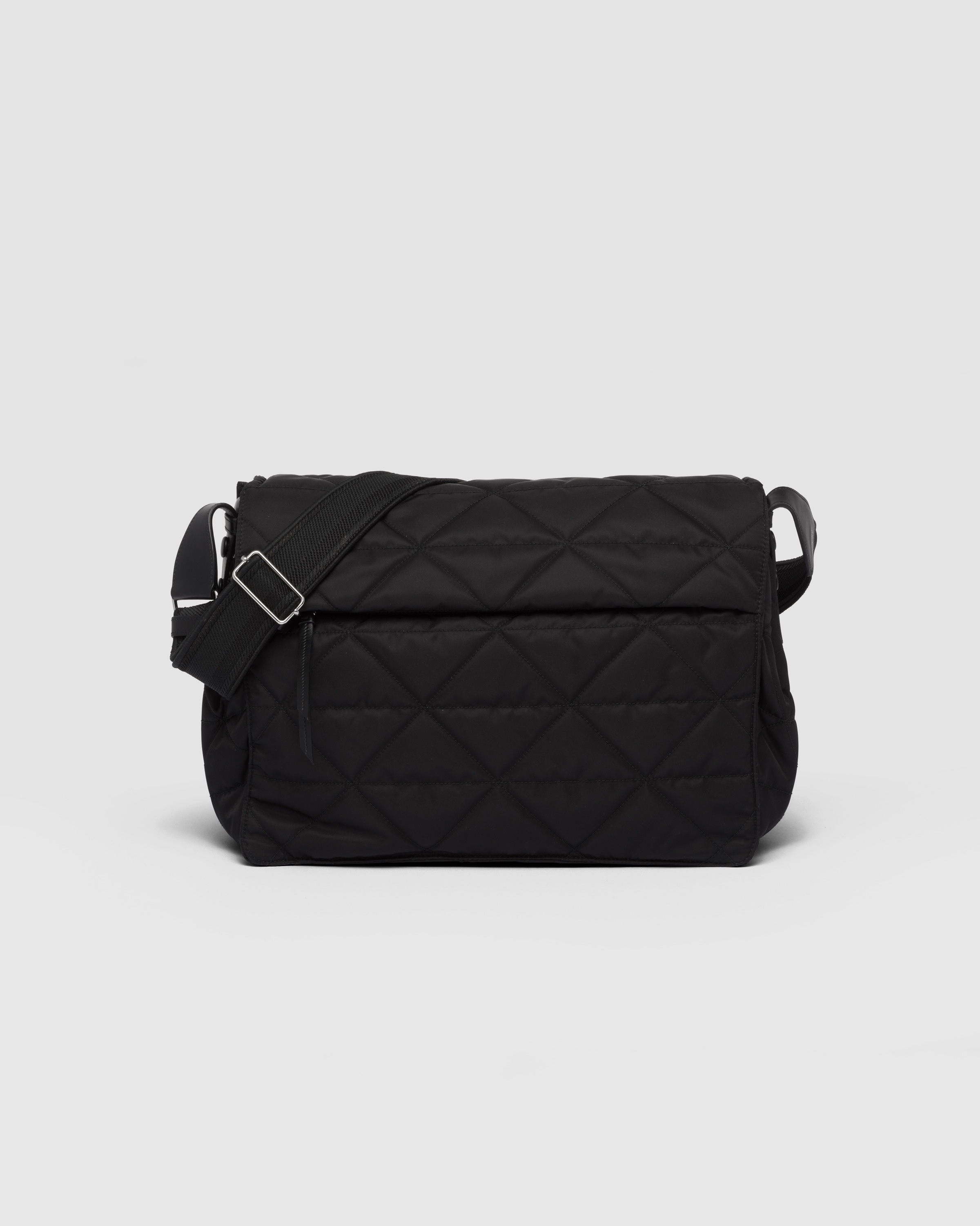 Topstitched Re-Nylon shoulder bag - 4