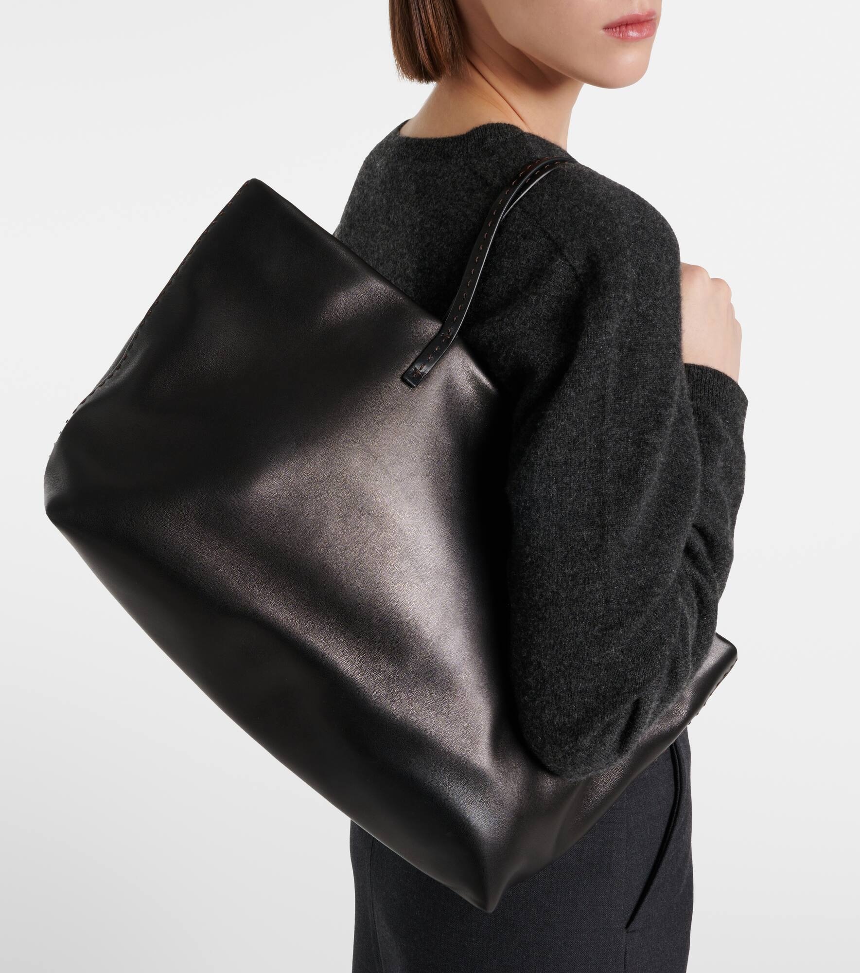 Nuance leather tote bag - 2