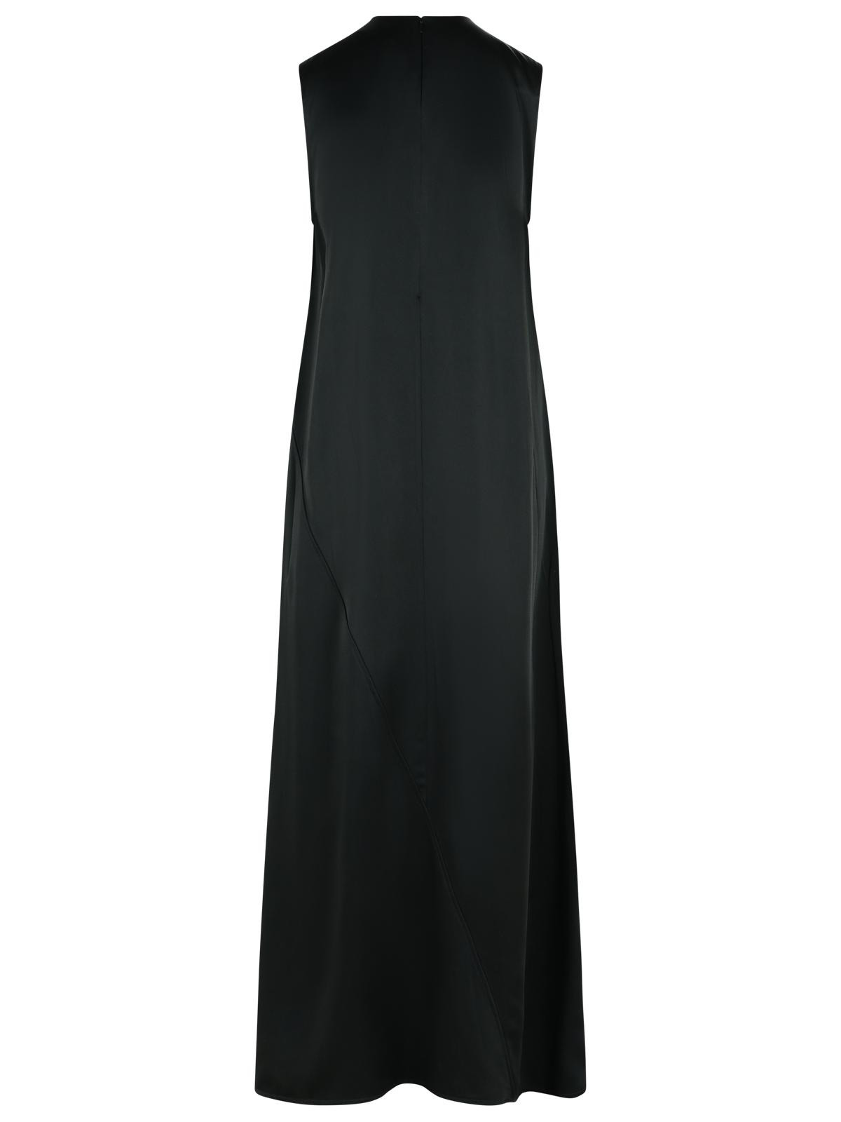 Jil Sander Dress In Black Acetate Blend Women - 3