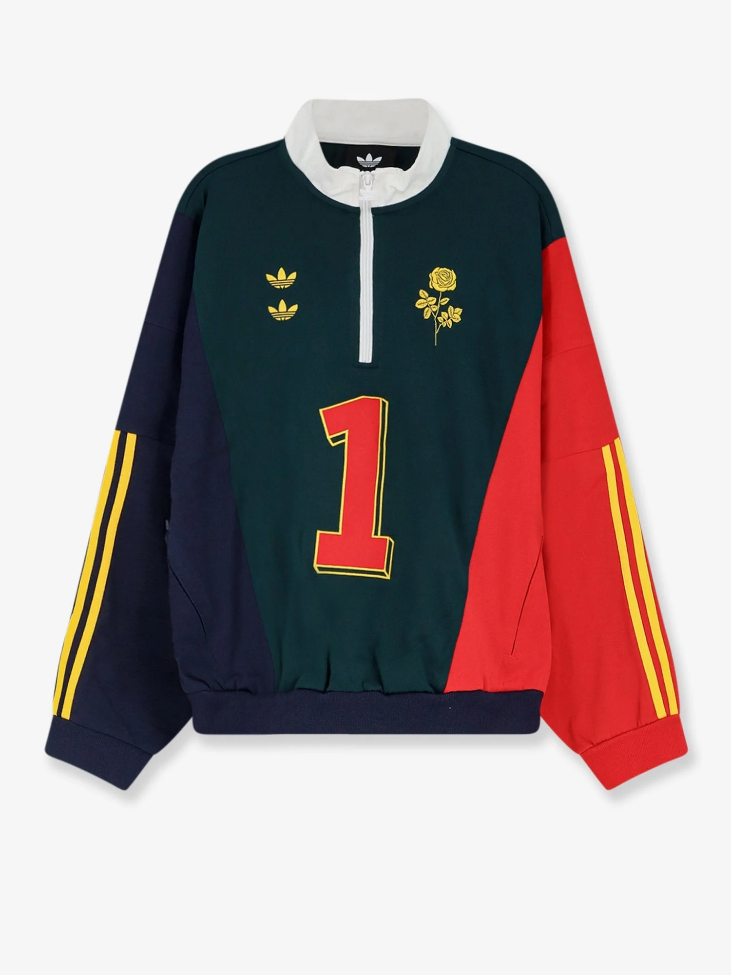 Adidas X Willy Chavarria Watsonville Oversize Sweatshirt Multicolor - 1