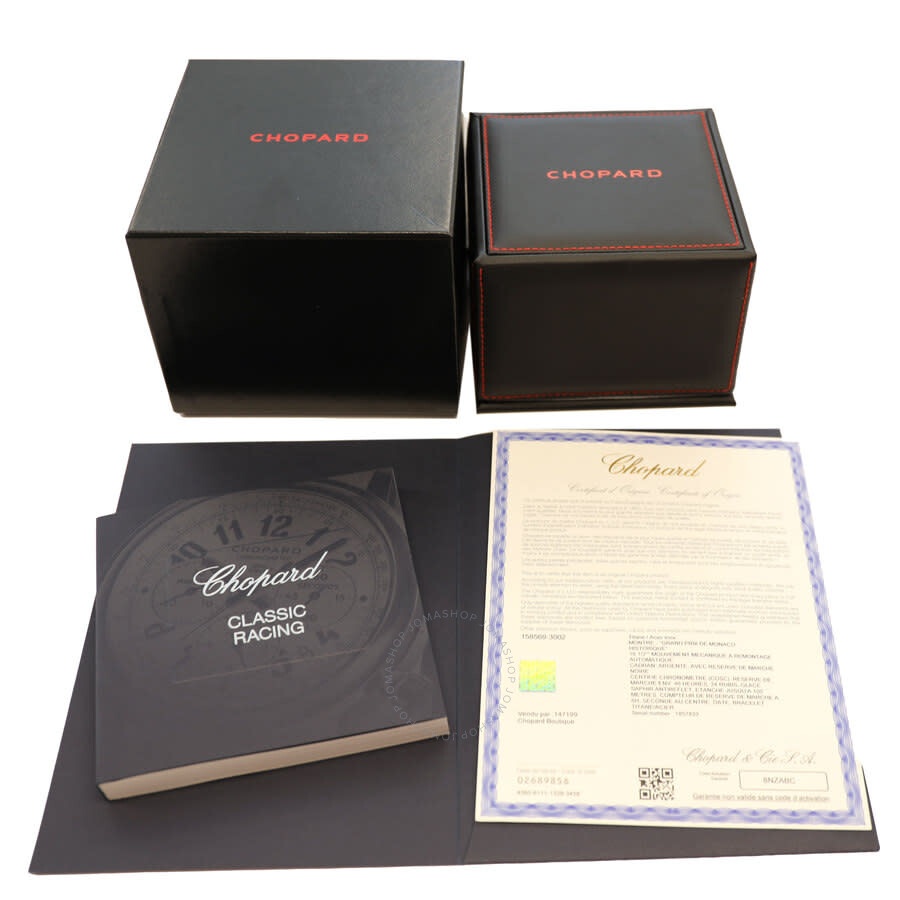 Pre-owned Chopard Classic Racing Automatic Silver Dial Men's Watch 158569-3002 - 4