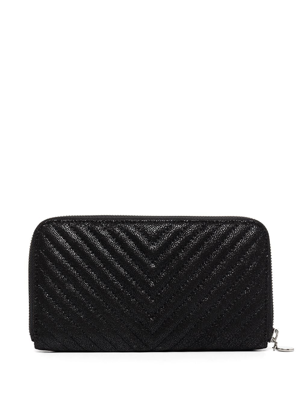 chevron-quilted continental wallet - 2