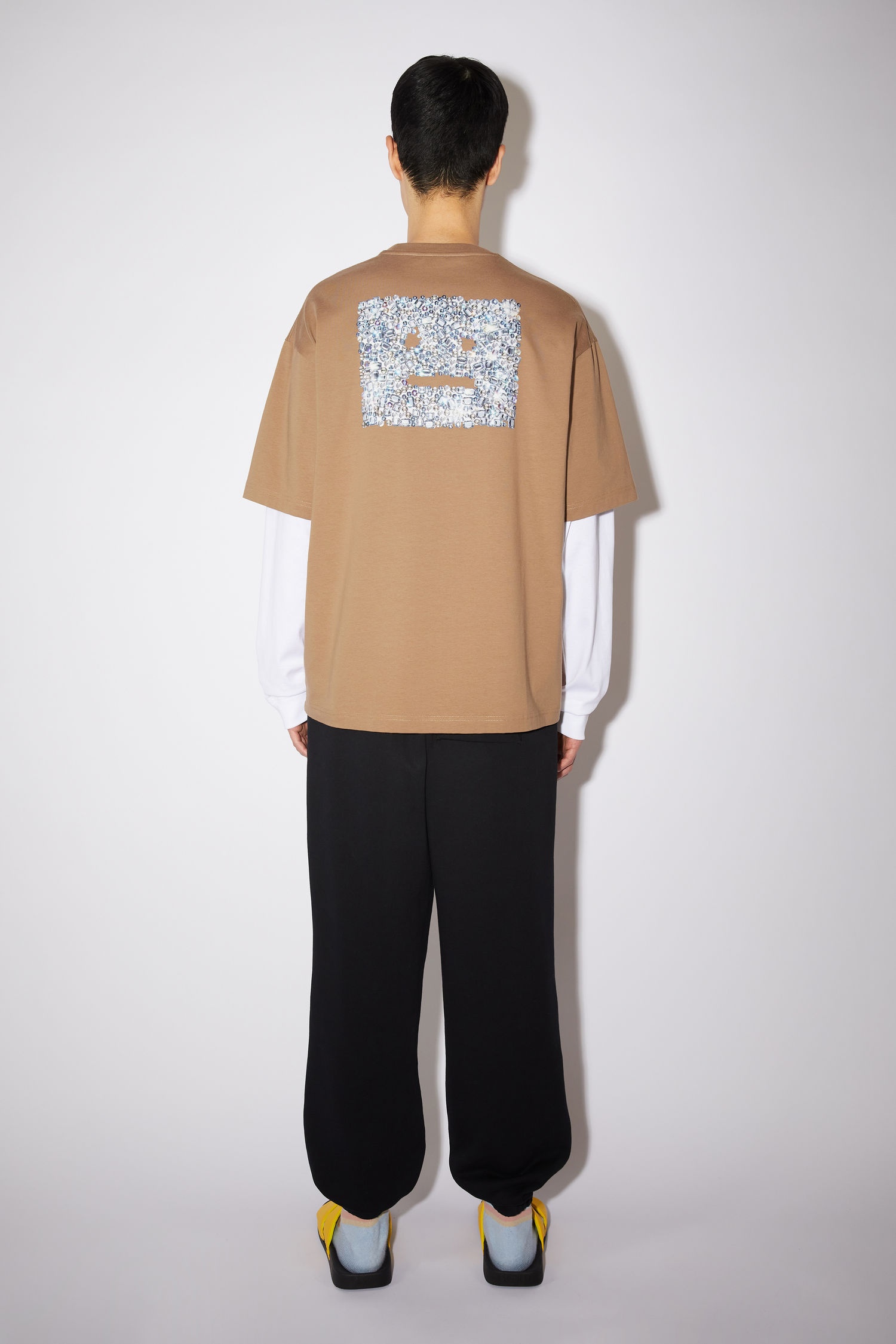 Printed t-shirt - Antique brown - 3