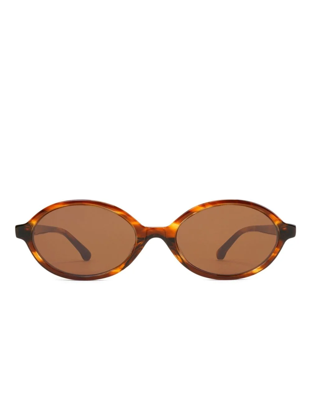 oval-frame sunglasses - 1