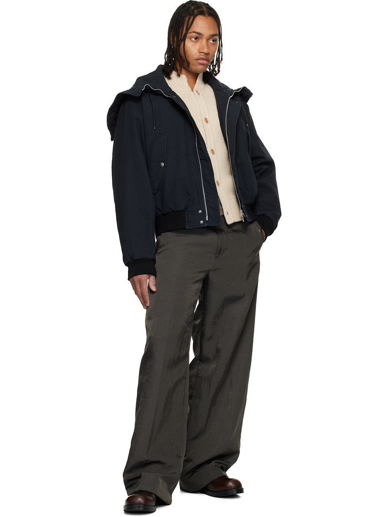 Dries Van Noten Navy Overdyed Jacket outlook