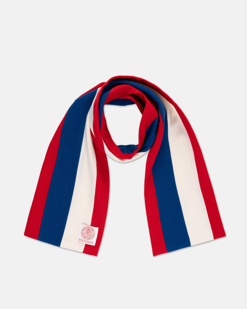 J. PRESS MADE-IN-ENGLAND PAULI MURRAY COLLEGE WOOL SCHOOLBOY MUFFLER outlook